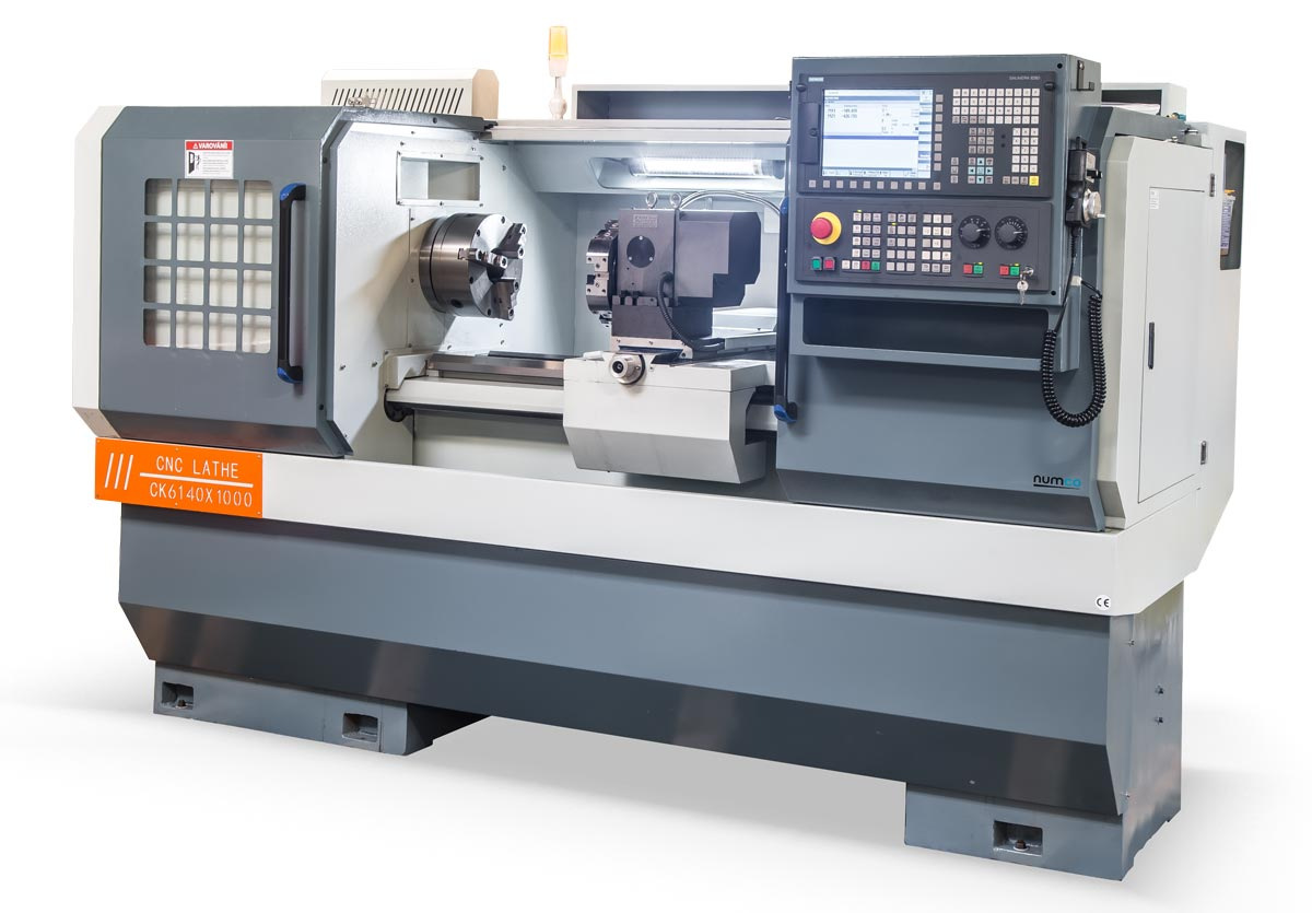 CNC soustruh Numco CK 6140 × 1000 s hydraulickým sklíčidlem