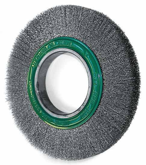 Drátěný kotouč vlnitý na nerez 250 x 30, Ø drátu 0,3 mm