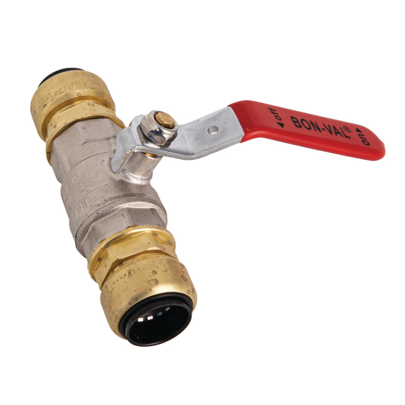 Kulový ventil se zástrčkovou spojkou ø 18 mm 1