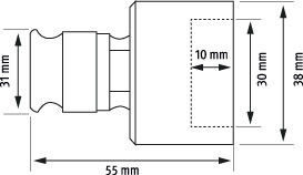Redukce závitníku GT24-M10 1