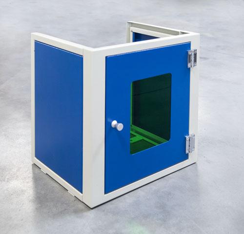 Krytování pracovního prostoru pro fiber laser NU 300 F 1