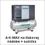 A-K-MAX na tlakovej nádobe s kondenzačnou sušičkou