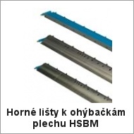 Horné lišty k ohýbačkám plechu HSBM
